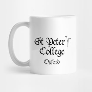 Oxford St Peter's College Medieval University Mug